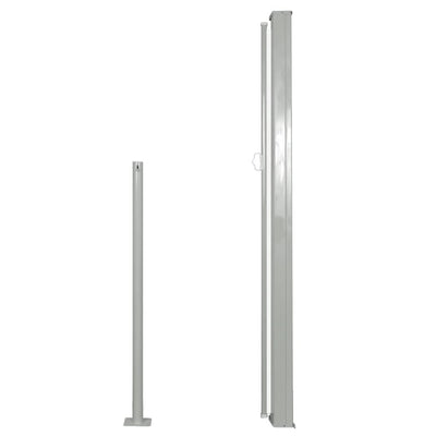 vidaXL Retractable Side Awning 140 x 300 cm Black