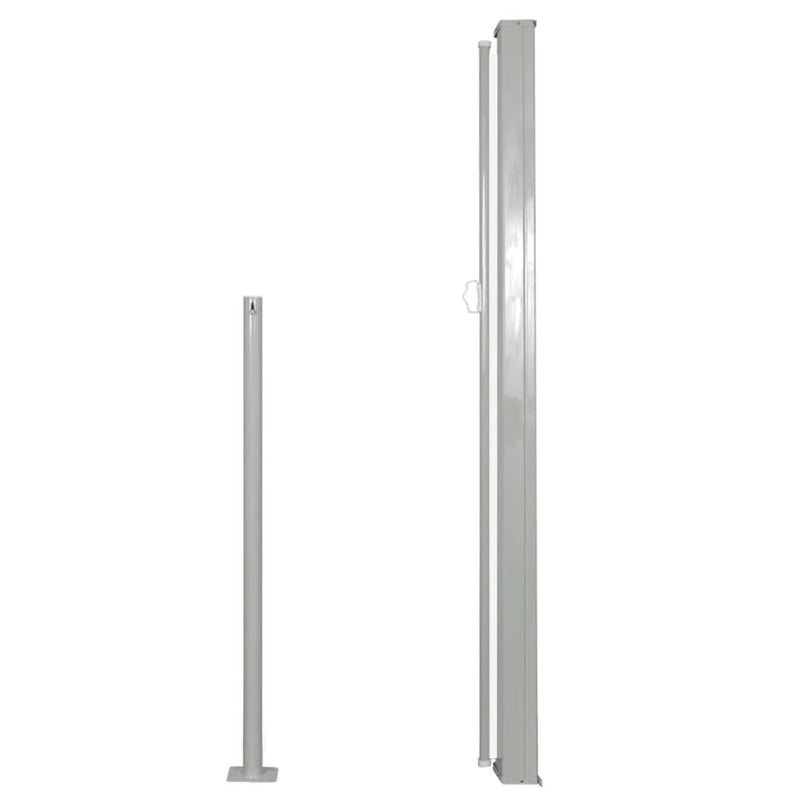 vidaXL Retractable Side Awning 140 x 300 cm Black