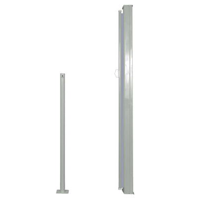 vidaXL Retractable Side Awning 140 x 300 cm Black