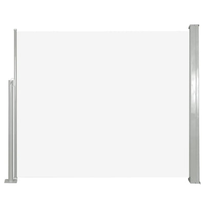 vidaXL Retractable Side Awning 140 x 300 cm Black