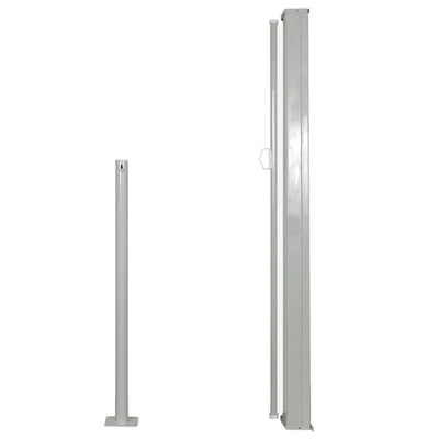 vidaXL Retractable Side Awning 140 x 300 cm Black