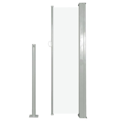 vidaXL Retractable Side Awning 140 x 300 cm Black