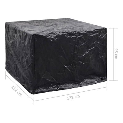 vidaXL Garden Furniture Cover 8 Eyelets 122x112x98 cm
