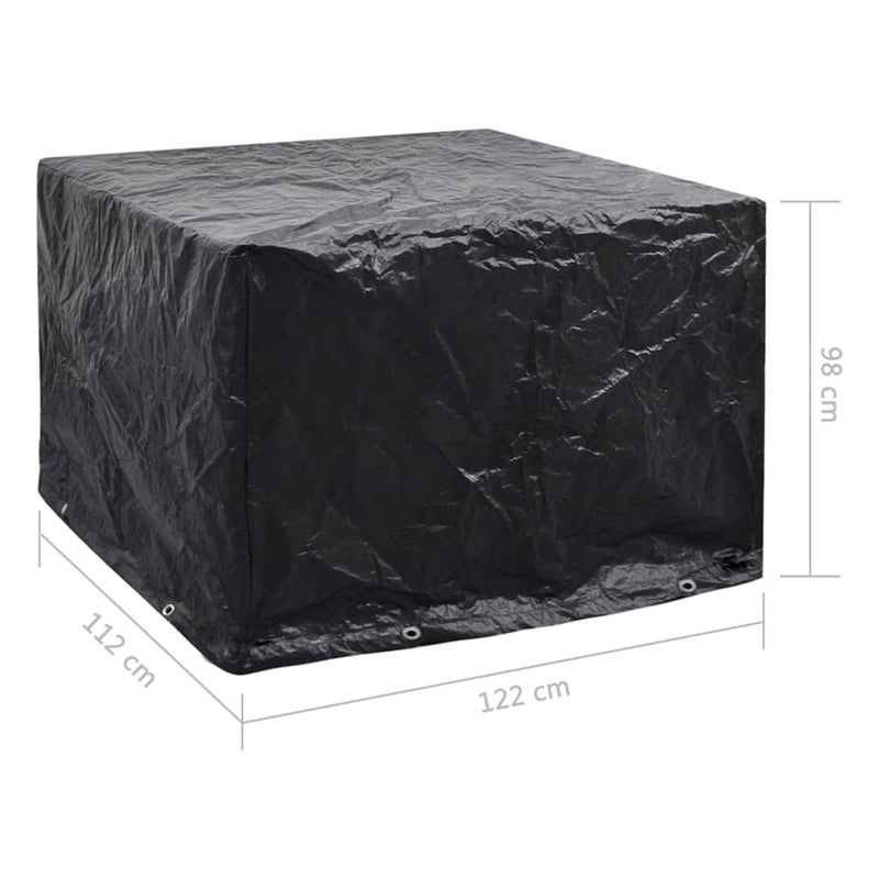 vidaXL Garden Furniture Cover 8 Eyelets 122x112x98 cm