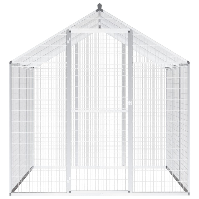 vidaXL Outdoor Aviary Aluminium 183x178x194 cm