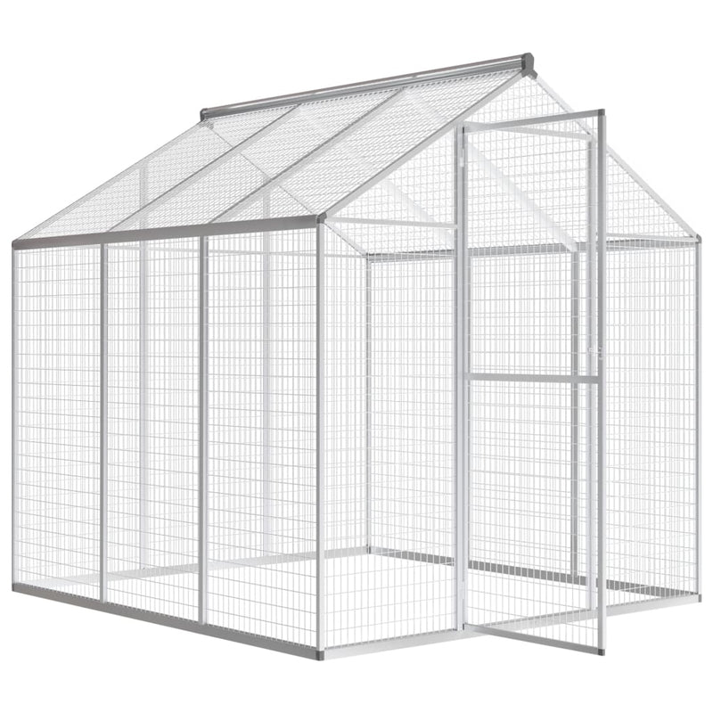 vidaXL Outdoor Aviary Aluminium 183x178x194 cm