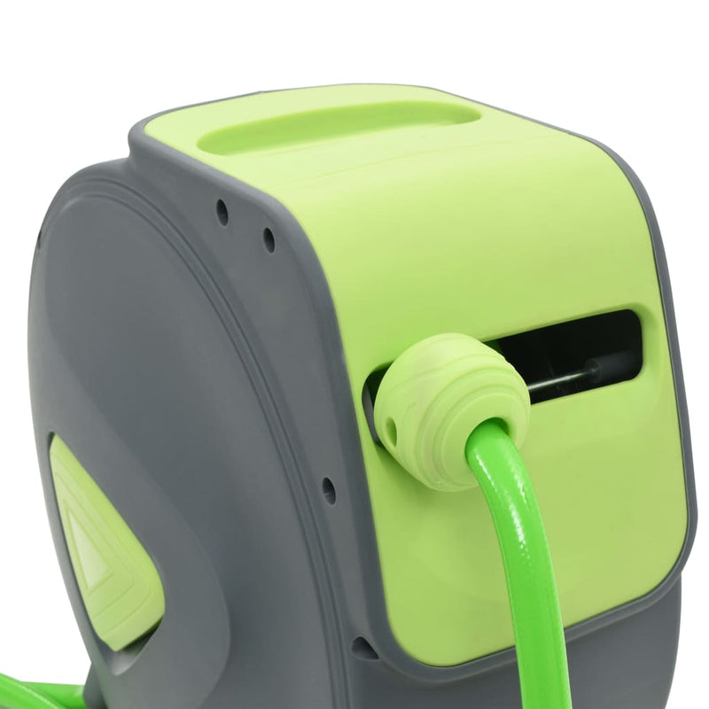 vidaXL Automatic Retractable Water Hose Reel Wall Mounted 20+2 m