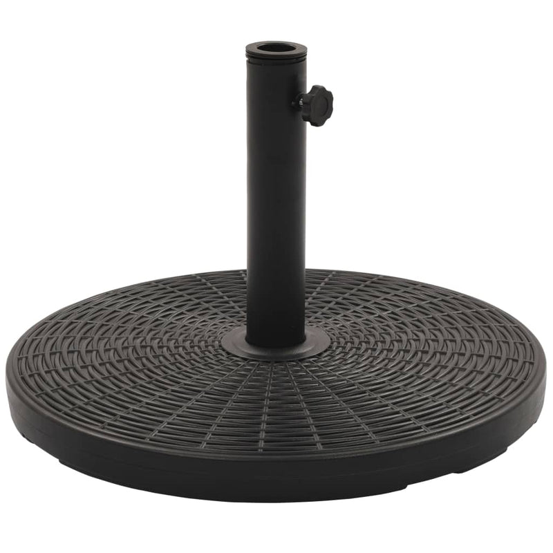 vidaXL Parasol Base Black Round 25 kg