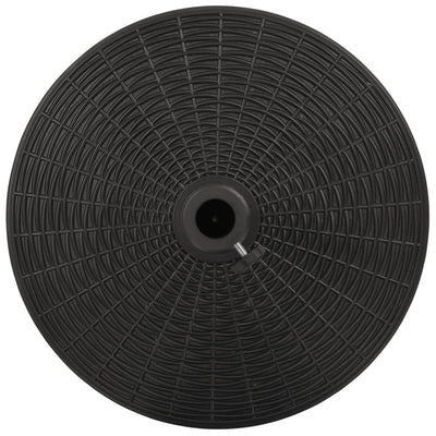 vidaXL Parasol Base Black Round 25 kg