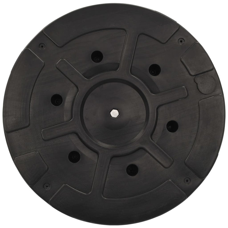 vidaXL Parasol Base Black Round 25 kg