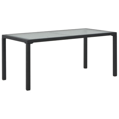 vidaXL 3 Piece Garden Lounge Set with Cushions Poly Rattan Grey