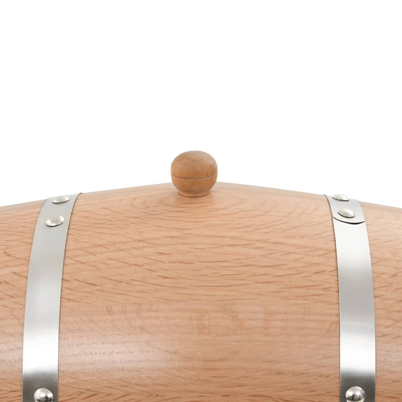 vidaXL Wine Barrel with Tap Solid Pinewood 6 L