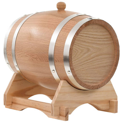 vidaXL Wine Barrel with Tap Solid Pinewood 12 L