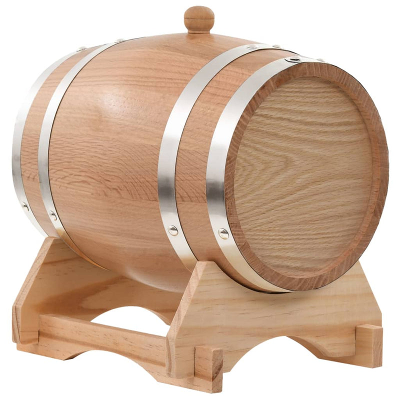 vidaXL Wine Barrel with Tap Solid Pinewood 12 L