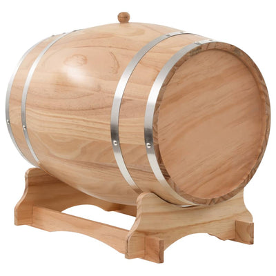 vidaXL Wine Barrel with Tap Solid Pinewood 35 L