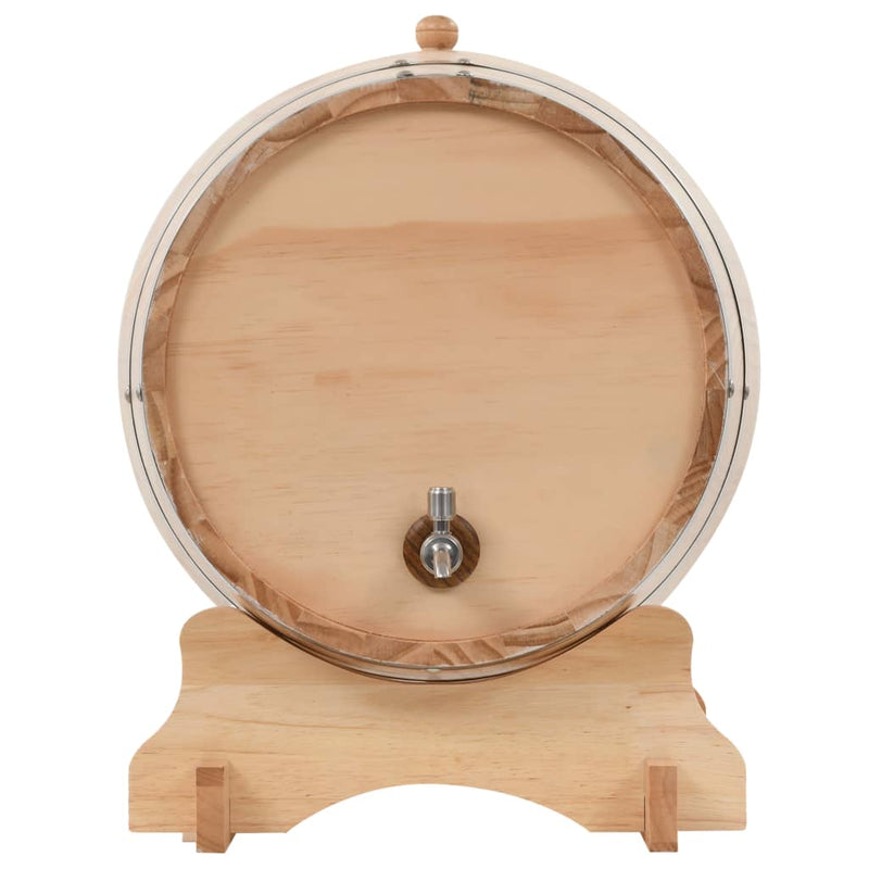 vidaXL Wine Barrel with Tap Solid Pinewood 35 L
