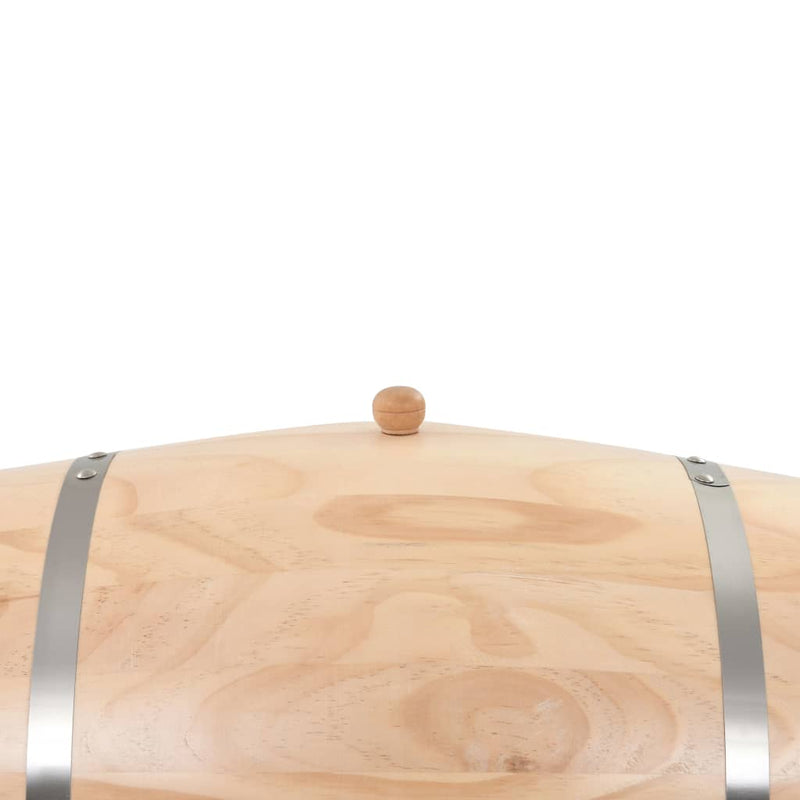 vidaXL Wine Barrel with Tap Solid Pinewood 35 L