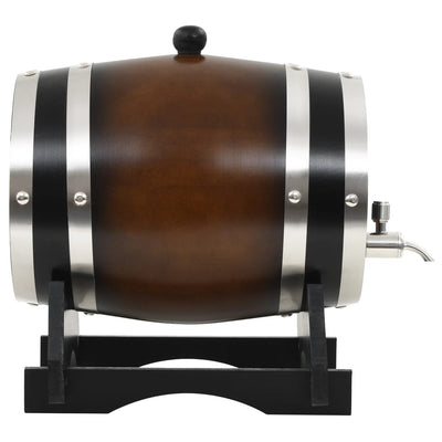 vidaXL Wine Barrel with Tap Solid Pinewood 12 L