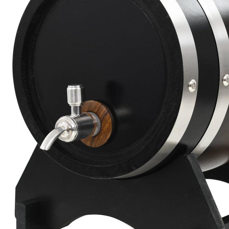 vidaXL Wine Barrel with Tap Solid Pinewood 12 L