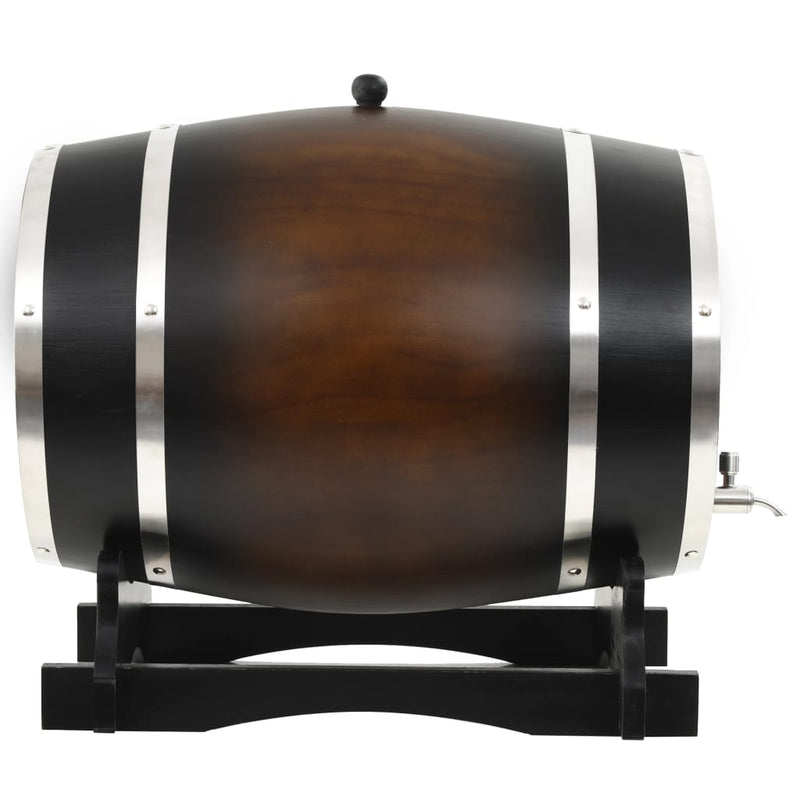 vidaXL Wine Barrel with Tap Solid Pinewood 35 L