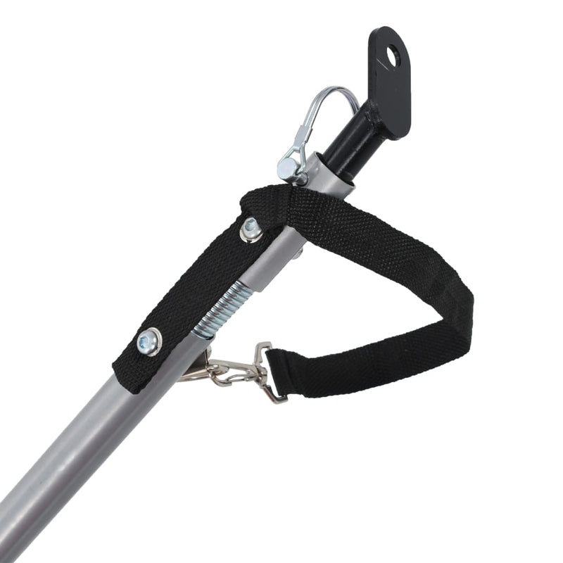 vidaXL Pet Bike Trailer Red and Black