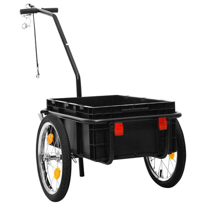 vidaXL Bike Trailer/Hand Wagon 155x60x83 cm Steel Blue