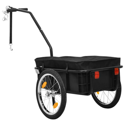 vidaXL Bike Trailer/Hand Wagon 155x60x83 cm Steel Blue