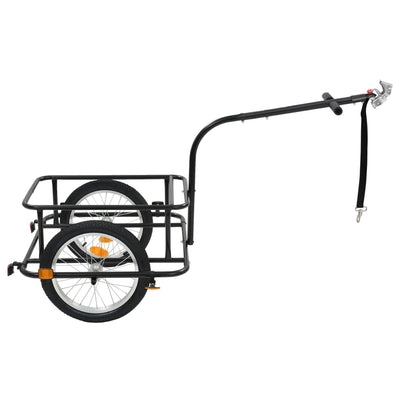 vidaXL Bike Trailer Black 50 L