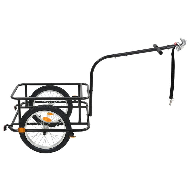 vidaXL Bike Trailer Black 50 L