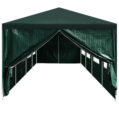 vidaXL Party Tent Doors 2 pcs with Zipper Green