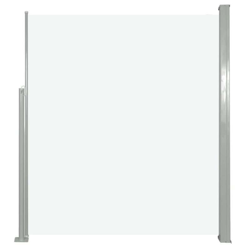 vidaXL Retractable Side Awning 160 x 500 cm Black