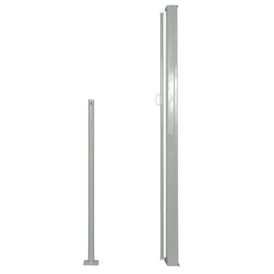 vidaXL Retractable Side Awning 160 x 500 cm Black