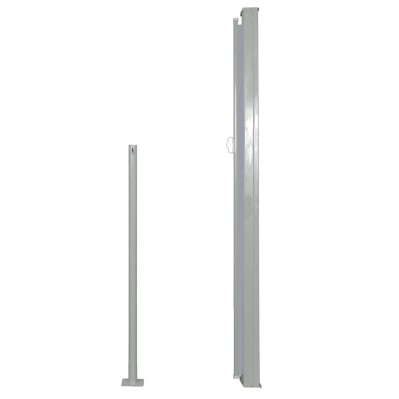 vidaXL Retractable Side Awning 160 x 500 cm Black