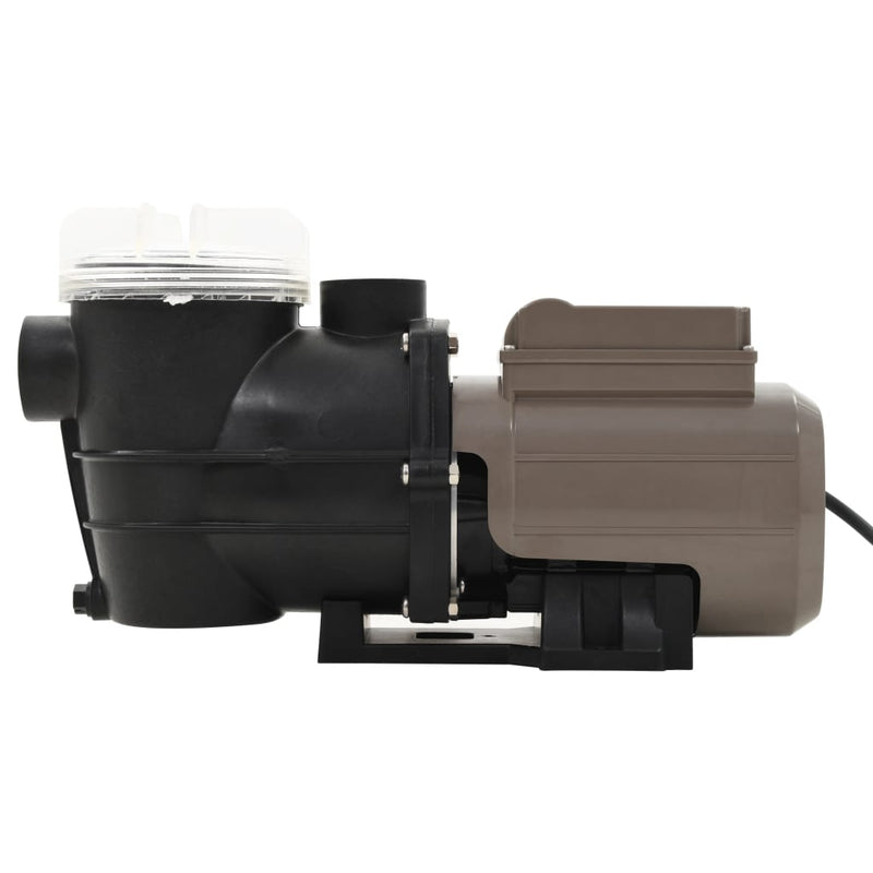vidaXL Pool Pump with Timer Black 0.25 HP 8000 L/h