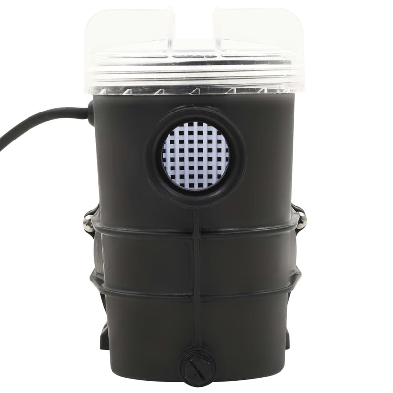vidaXL Pool Pump with Timer Black 0.25 HP 8000 L/h
