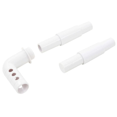 vidaXL 13 Piece Pool Grecian Fountain White