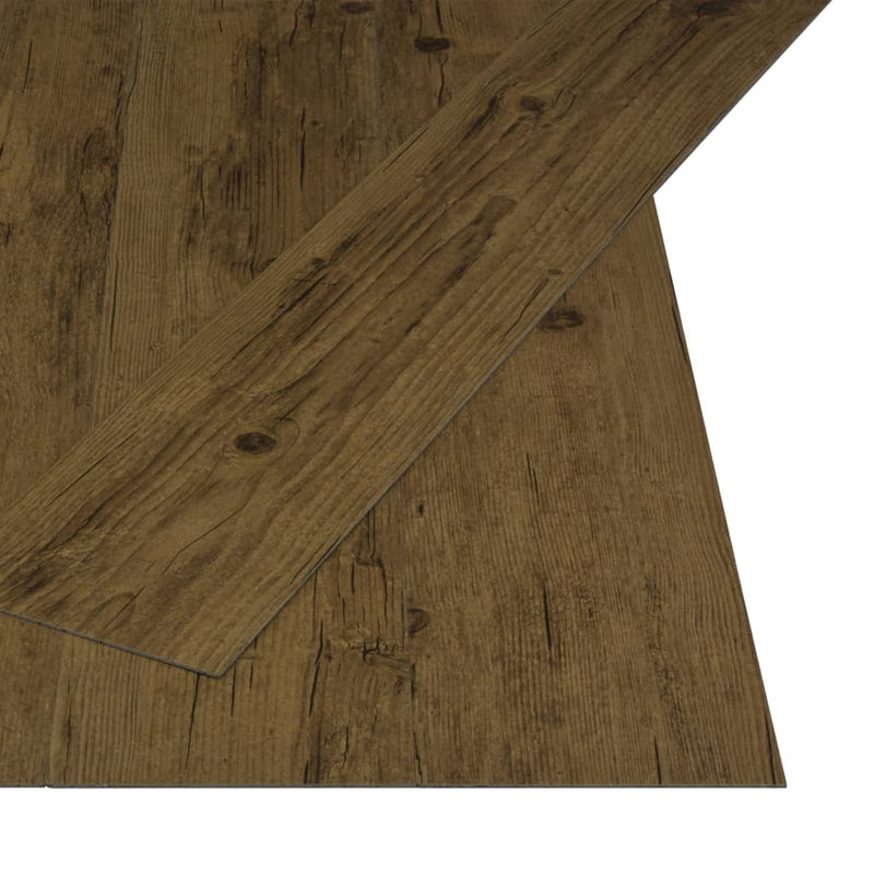 vidaXL Self-adhesive Flooring Planks 4.46 m² 3 mm PVC Brown