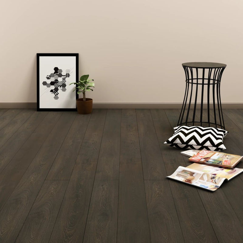 vidaXL Self-adhesive Flooring Planks 4.46 m² 3 mm PVC Brown