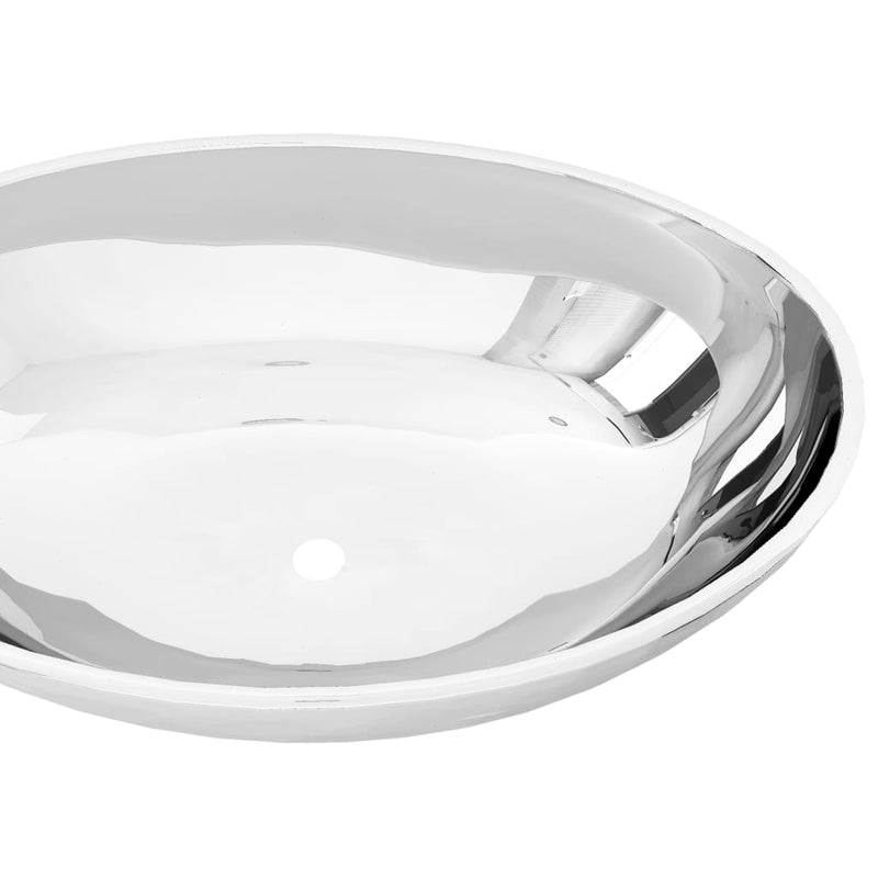 vidaXL Wash Basin 40x33x13.5 cm Ceramic Gold