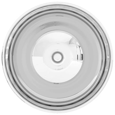 vidaXL Wash Basin 32.5x14 cm Ceramic Silver