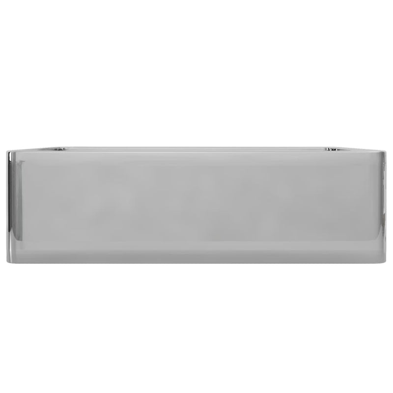 vidaXL Wash Basin 40x30x13 cm Ceramic Black