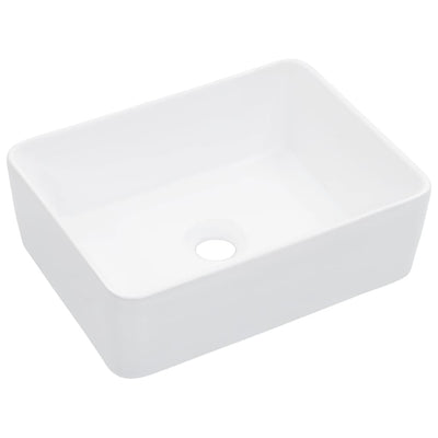 vidaXL Wash Basin 40x30x13 cm Ceramic Black