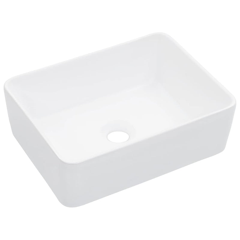vidaXL Wash Basin 40x30x13 cm Ceramic Black