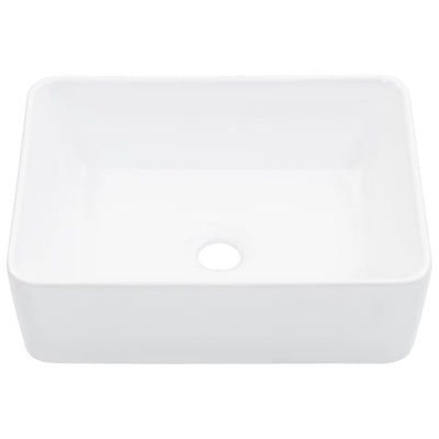 vidaXL Wash Basin 40x30x13 cm Ceramic Black