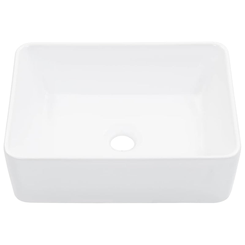 vidaXL Wash Basin 40x30x13 cm Ceramic Black