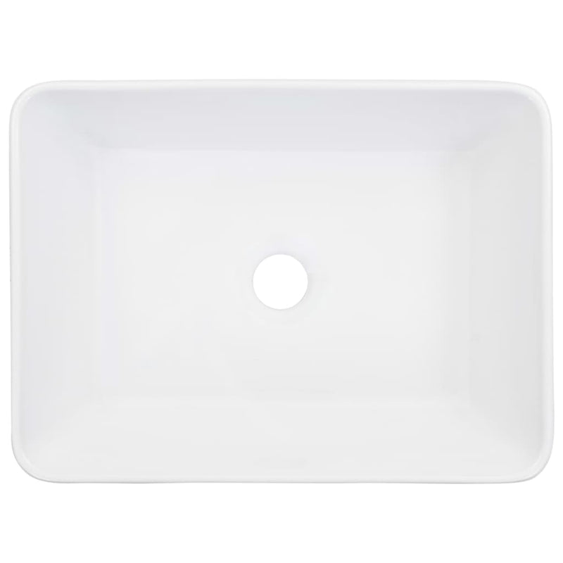 vidaXL Wash Basin 40x30x13 cm Ceramic Black