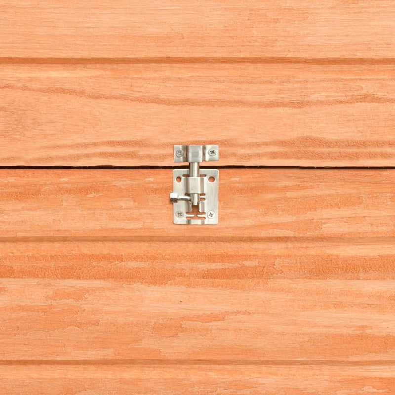 vidaXL Rabbit Hutch Solid Pine & Fir Wood 152x128x108 cm
