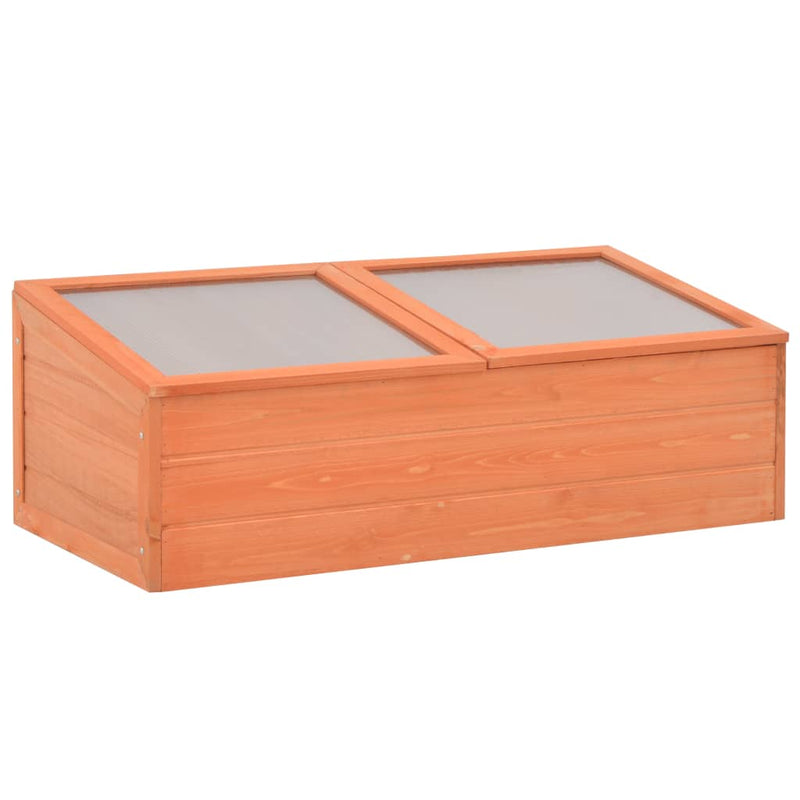 vidaXL Greenhouse Wood 180x57x62 cm