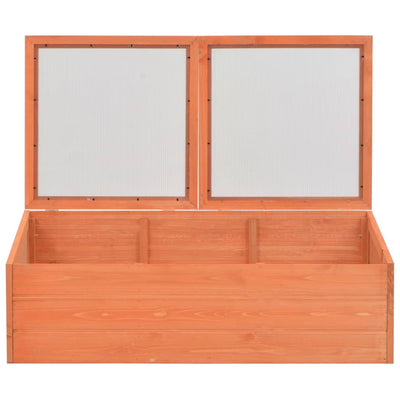 vidaXL Greenhouse Wood 180x57x62 cm