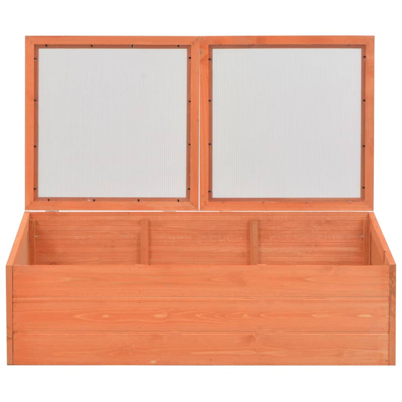 vidaXL Greenhouse Wood 180x57x62 cm